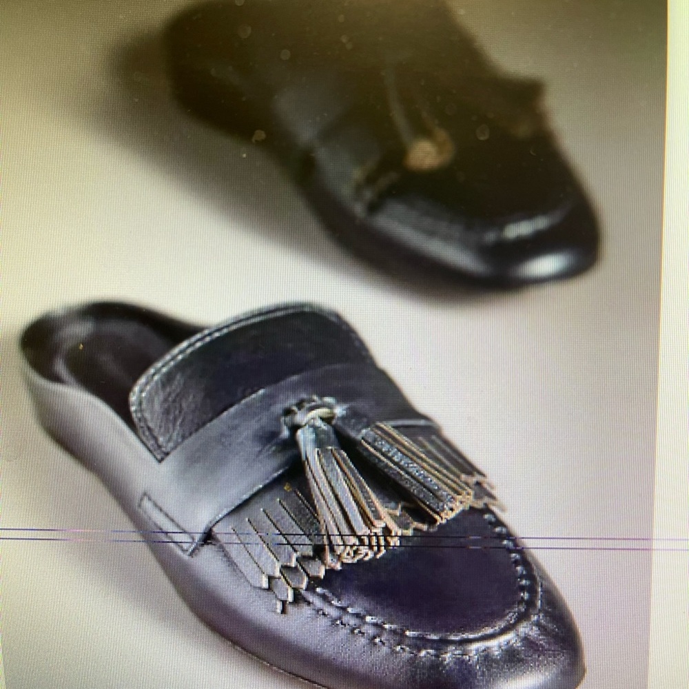 Maeve Black Tassel Loafers